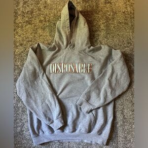 large david dobrik disposable hoodie